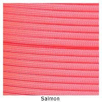 E. L. Wood Braiding Salmon Paracord 550 Survival Cord