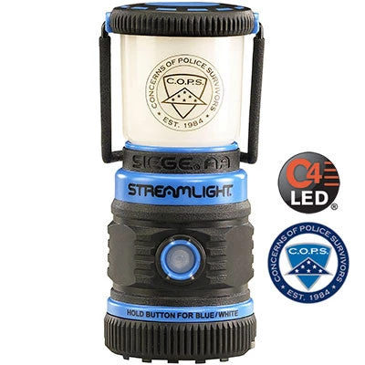 Streamlight Siege AA - Blue Lantern Thin Blue Line 3 Streamlight Siege AA - Blue Lantern Thin Blue Line