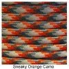 E. L. Wood Braiding Sneaky Orange Camo Paracord 550 Survival Cord