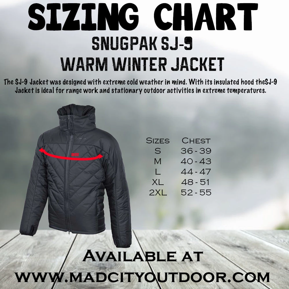 Snugpak SJ-9 Warm Winter Jacket Jackets 12 Snugpak SJ-9 Warm Winter Jacket Jackets