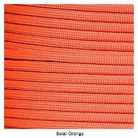 E. L. Wood Braiding Soar Orange Paracord 550 Survival Cord