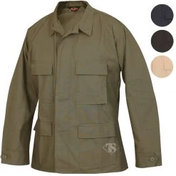 Tru-Spec BDU 100% Cotton Coat BDU Solid Color Shirts