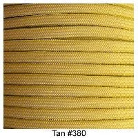 E. L. Wood Braiding Tan #380 Paracord 550 Survival Cord