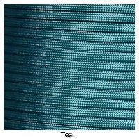 E. L. Wood Braiding Teal Paracord 550 Survival Cord