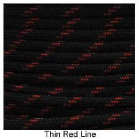 E. L. Wood Braiding 550 Survival Cord Thin Red Line Paracord