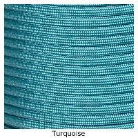 E. L. Wood Braiding 550 Survival Cord Turquoise Paracord