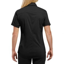 Viktos Women's Sofari Short Sleeve Button-Up Shirt Dress Shirts