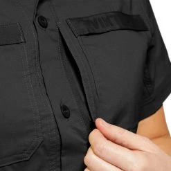 Viktos Women's Sofari Short Sleeve Button-Up Shirt Dress Shirts