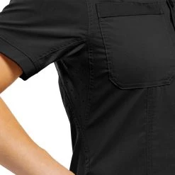 Viktos Women's Sofari Short Sleeve Button-Up Shirt Dress Shirts