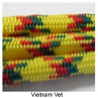 E. L. Wood Braiding Vietnam Vet Paracord