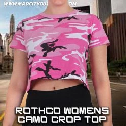 Camo T-Shirts Rothco Womens Camouflage Crop Top