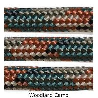 E. L. Wood Braiding 550 Survival Cord Woodland Camo Paracord